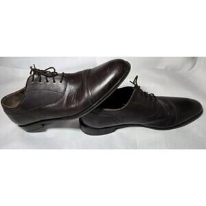 Warfield & Grand Lennox Cap Toe Oxfords size 12 - Dark Brown - 71002 - Used Cond
